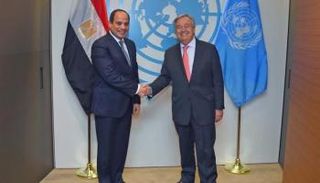 جوتيريس والسيسي 