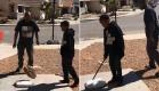 أمريكي يجبر ابنه على تدمير البلاي ستيشن لتراجع مستواه الدراسي