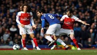 من مباراة إيفرتون وأرسنال