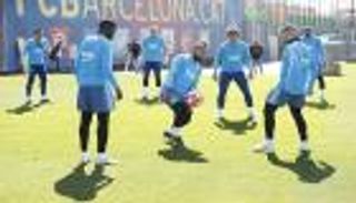 ديمبلي يدعم برشلونة قبل مواجهة مانشستر يونايتد