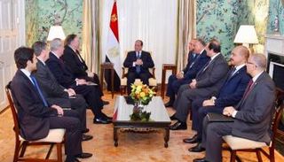 عبدالفتاح السيسي ومايك بومبيو