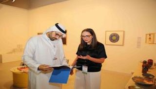 افتتاح معرض "الفنون في منارة السعديات" بأبوظبي