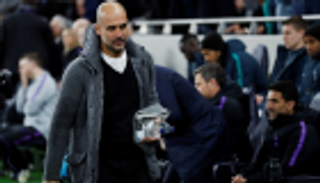 جوارديولا يشيد بأداء السيتي أمام توتنهام رغم الخسارة