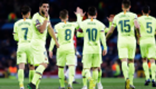 برشلونة يفوز على يونايتد ويضع قدما في نصف نهائي الأبطال