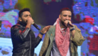 بالصور.. نجم الراب فرنش مونتانا يحيي حفلا في مصر بمشاركة تامر حسني