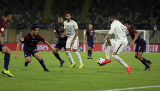 جانب من المباراة