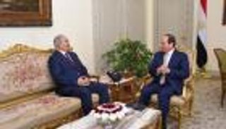 الرئيس المصري يلتقي قائد الجيش الليبي لبحث مستجدات الأوضاع مع بدء تحرير طرابلس