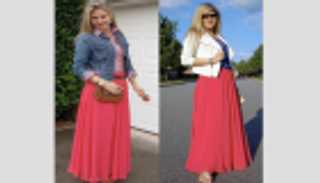 بالصور.. 3 خيارات لإطلالة صيفية مميزة بالتنورة الماكسي