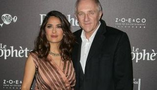  الملياردير الفرنسي فرانسوا هنري بينو وزوجته سلمى حايك