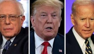 ترامب تنبأ بأنه سينافس ساندرز​ وبايدن في سباق 2020​