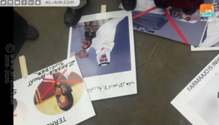 مظاهرات للجالية الصومالية في بريطانيا ضد إرهاب قطر ببلادهم