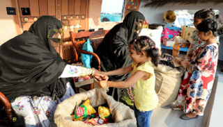 جانب من فعاليات قافلة "حق الليلة"