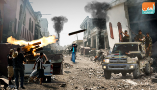 مليشيات إرهابية تشن غارات على مواقع وسط ليبيا