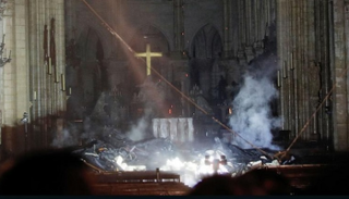 حريق كاتدرائية نوتردام الفرنسية