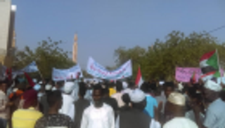 مسيرة لمتضرري السدود في السودان لمقر قيادة الجيش