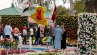 بالصور .. مهرجان الزهور الدولي في بغداد يبهِر آلاف الزوار