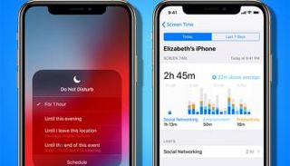 خاصية زمن تشغيل الشاشة في آيفون