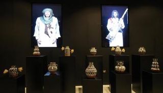 جانب من المعروضات بفعاليات "المغرب في أبوظبي"