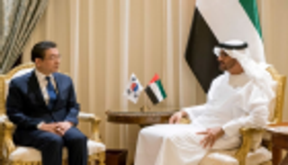 محمد بن زايد وعمدة سيؤول يبحثان تعزيز الصداقة والتعاون