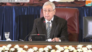 الرئيس الجزائري المؤقت عبدالقادر بن صالح