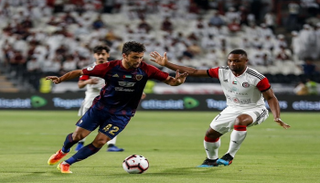 من مباراة الجزيرة والوحدة