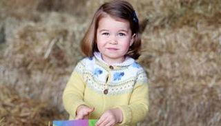 الأميرة شارلوت ابنة الأمير وليام وزوجته كيت