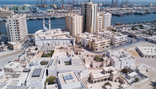 صورة للمباني الفنية لمؤسسة الشارقة للفنون