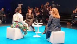 وزيرة السياحة المصرية خلال مشاركتها في المنتدى