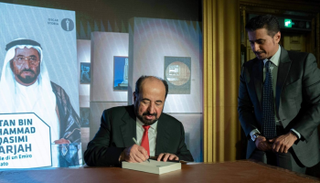 حاكم الشارقة يدشن النسخة الإيطالية من "حديث الذاكرة"