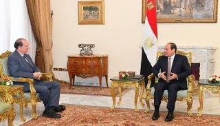 الرئيس المصري يستقبل رئيس البنك الدولي