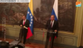 لافروف خلال لقاء نظيره الفنزويلي: نرفض تسييس المساعدات الإنسانية