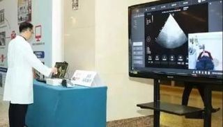  أول مسح بالموجات فوق الصوتية عن بعد 