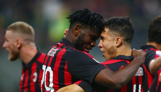 فرحة لاعبي ميلان