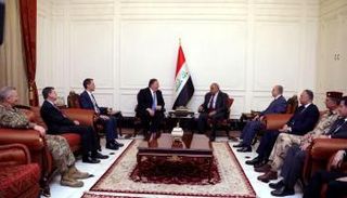 مايك بومبيو في لقاء مع رئيس وزراء العراق ومسؤولين آخرين