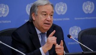 أنطونيو جوتيريس الأمين العام للأمم المتحدة