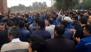 احتجاجات لعمال في إيران - أرشيفية