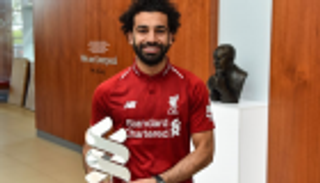 صلاح يتوج بجائزة لاعب شهر أبريل في ليفربول