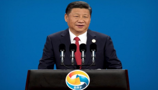 الرئيس الصيني خلال منتدى الحزام والطريق