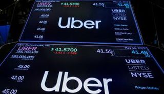 سهم أوبر عند الإغلاق في بورصة نيويورك - رويترز