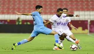 صورة من مباراة دبا والعين 