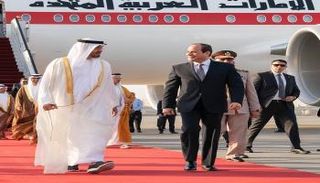 الرئيس عبدالفتاح السيسي والشيخ محمد بن زايد