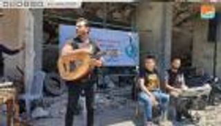 بالصور.. "غزة فيجن" موسيقى السلام تنفض غبار دمار الاحتلال