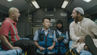 مشهد من الفيلم الإماراتي 