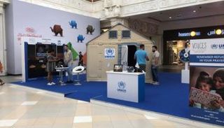 مفوضية اللاجئين وابن بطوطة مول ينظمان حملة لنشر الوعي بوضع النازحين