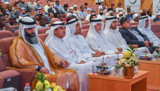 جانب من الحضور في مسابقة دبي للقرآن الكريم.