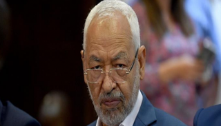 راشد الغنوشي رئيس حركة النهضة الإخوانية في تونس