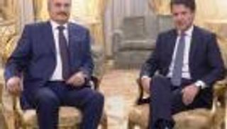 حفتر يجتمع بكونتي في روما قبل لقاء ماكرون بباريس