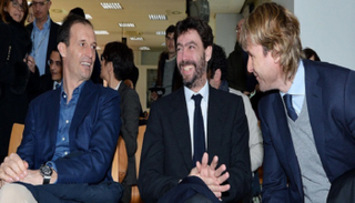 نيدفيد مع رئيس يوفنتوس وأليجري