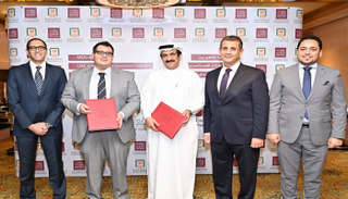 مسؤولو مجلس الإمارات للمستثمرين بالخارج والبنك الأهلي المصري