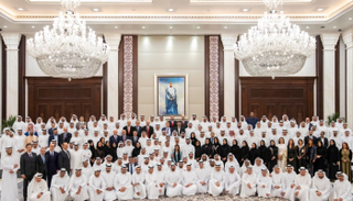 الشيخ محمد بن زايد آل نهيان يستقبل القيادات الإعلامية